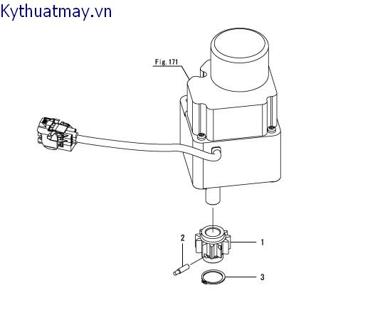 Điều khiển trống cuốn lúa - di chuyển - vòng tròn